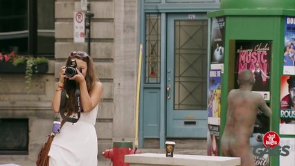 Nerdy Statue Gets Jealous