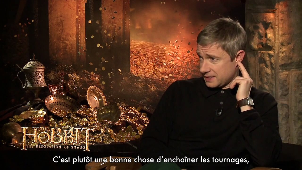 Le Hobbit : La Désolation de Smaug - Interview Martin Freeman VOST