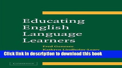 Ebook Educating English Language Learners: A Synthesis of Research Evidence Full Online