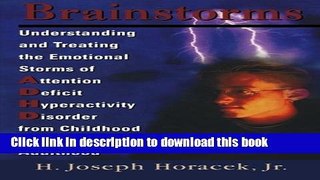 Books Brainstorms: Understanding and Treating Emotional Storms of ADHD from Childhood through