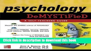 Ebook Psychology Demystified Free Online
