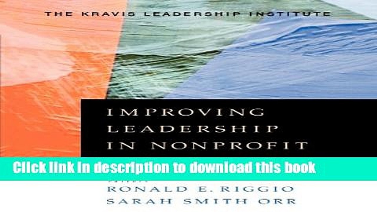 [Download] Improving Leadership in Nonprofit Organizations Kindle Collection