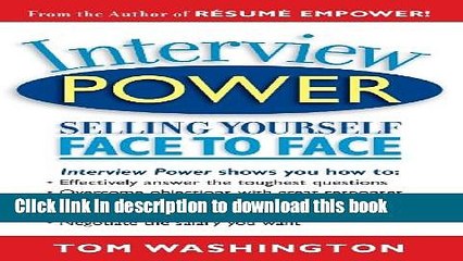 [Popular] Interview Power: Selling Yourself Face to Face Kindle Collection