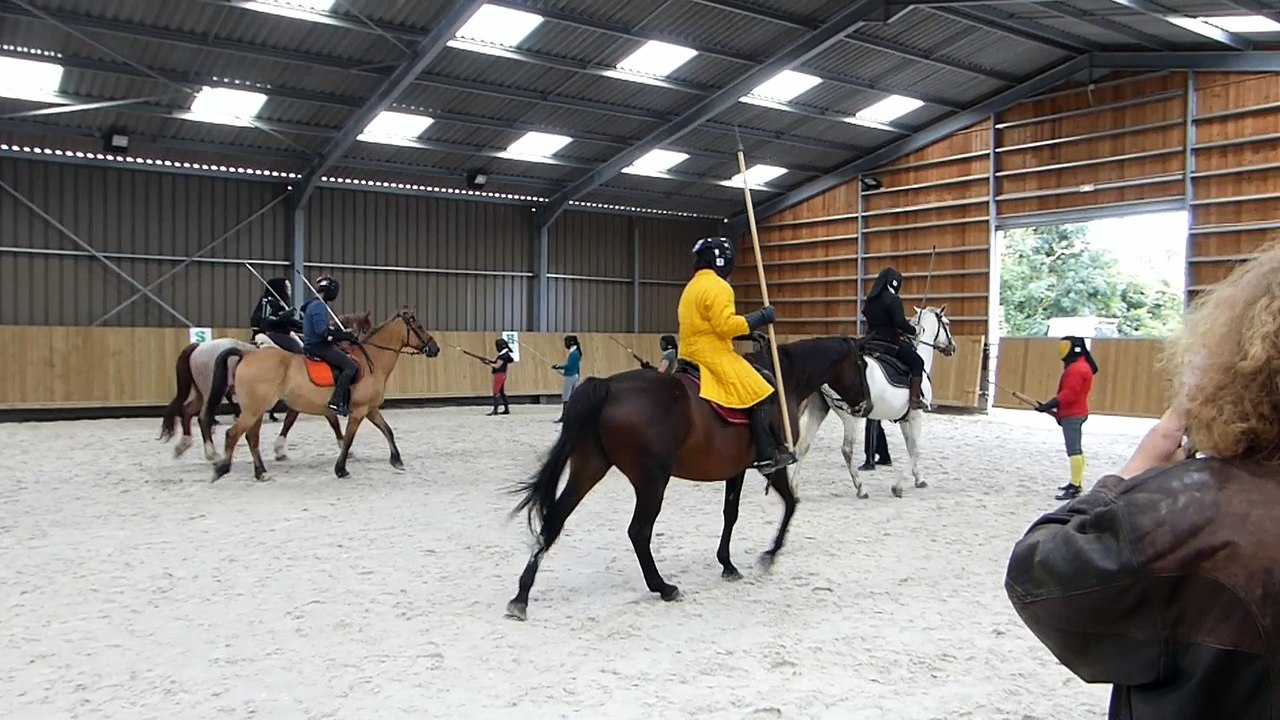 Stage de combat à cheval à Barisis