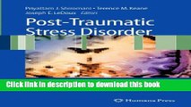 Books Post-Traumatic Stress Disorder: Basic Science and Clinical Practice Free Online