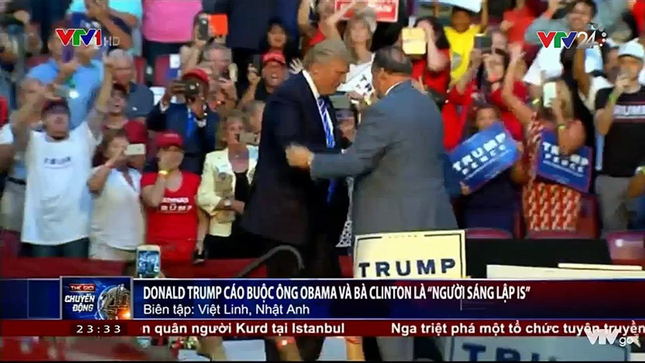 DONALD TRUMP CÁO BUỘC ÔNG OBAMA VÀ BÀ CLINTON LÀ “NGƯỜI SÁNG LẬP IS”