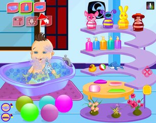 Cute Baby Bathing Game for little girls