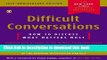 [Popular] Difficult Conversations: How to Discuss What Matters Most Kindle Collection