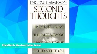 Must Have  Second Thoughts  READ Ebook Full Ebook Free