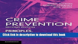 Ebook Crime Prevention: Principles, Perspectives and Practices Free Online