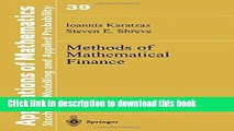 [Popular] Methods of Mathematical Finance (Stochastic Modelling and Applied Probability) Kindle