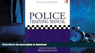 READ THE NEW BOOK Police Training Manual READ EBOOK