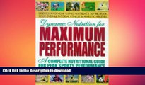 READ  Dynamic Nutrition for Maximum Performance: A Complete Nutritional Guide for Peak Sports