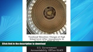 FAVORIT BOOK Vocational Education: Changes at High School Level After Amendments to Perkins ACT: