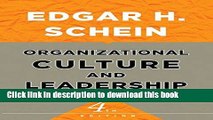 [Popular] Organizational Culture and Leadership Hardcover Online