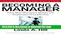 [Popular] Becoming a Manager: How New Managers Master the Challenges of Leadership Hardcover