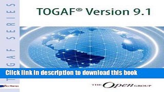 [Popular] Togaf Version 9.1 Paperback Free