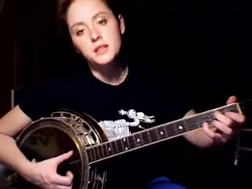Banjo lesson for Caroline
