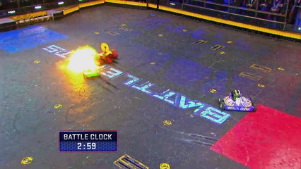 Red Devil shows no mercy to Witch Doctor in this awesome bot battle!