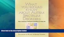 READ FREE FULL  What You Should Know About Autism Spectrum Disorders. Signs, symptoms, treatments