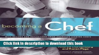 [Popular] Becoming a Chef Paperback OnlineCollection