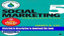 [Popular] Social Marketing: Influencing Behaviors for Good Hardcover Online