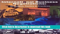 [Download] International Business Negotiations Kindle Collection