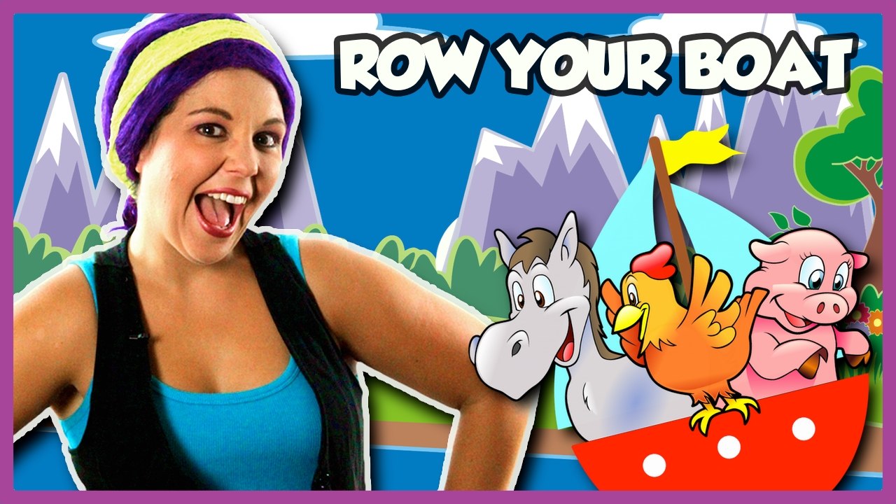 Row Row Row Your Boat | Nursery Rhyme Baby Song | Row Your Boat Kids Song