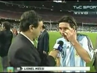 Lionel Messi - Declaraciones tras el partido contra Argelia