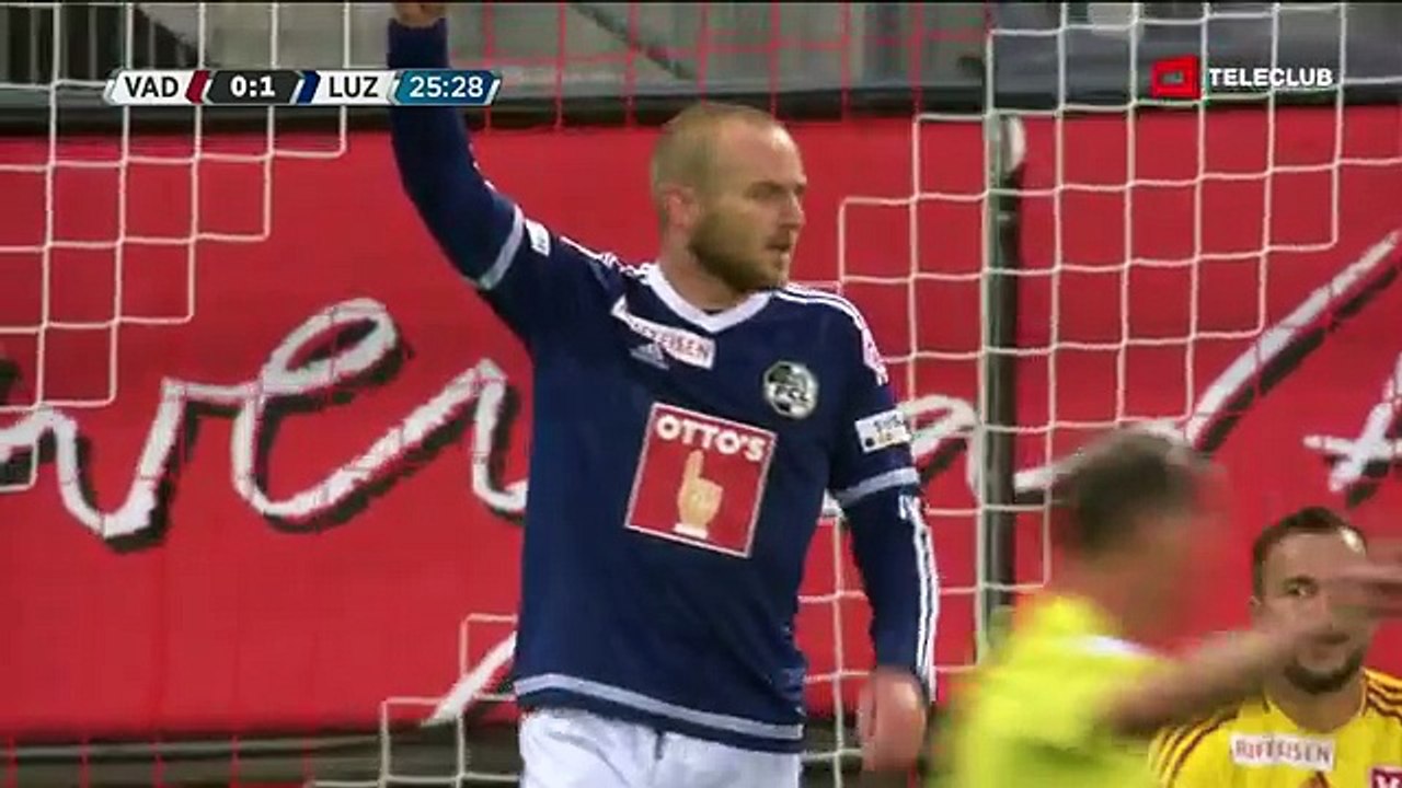 FC Vaduz 1:3 FC Lutzern (Swiss Super League 4. Runde 2016/2017 10.August 2016)
