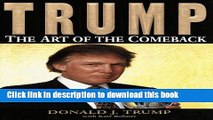 [Download] Trump:: The Art of the Comeback Paperback Free