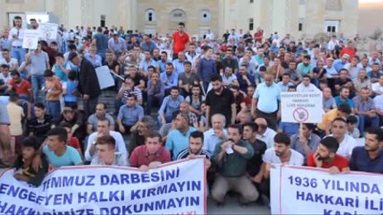 Hakkari'nin İlçeye Dönüştürülmesi Kanun Tasarısına Tepki
