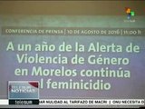 Alertan expertos que en México son asesinadas 8 mujeres cada día