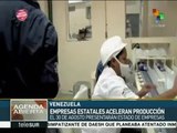 Trabajadores venezolanos incrementan su producción