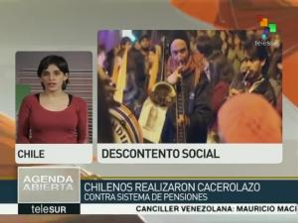 Chilenos repudian el sistema de pensiones; exigen una reforma profunda