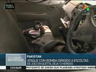 Nuevo atentado en Pakistán deja al menos trece heridos