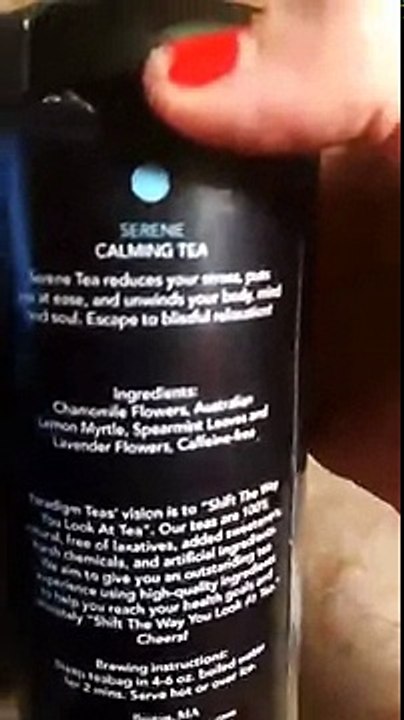 Calming Tea   Paradigm Teas Serene Herbal Tea, Beautiful flavor and calming effect