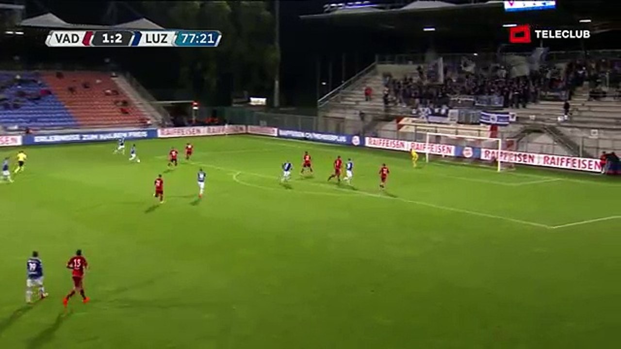 FC Vaduz 1:3 FC Lutzern (Swiss Super League 4. Runde 2016/2017 10.August 2016)