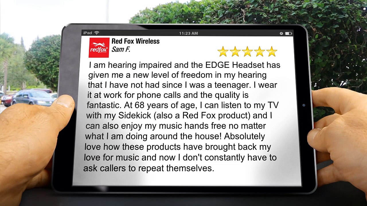 Review - New EDGE Wireless Bluetooth Headset  |  RedFoxWireless.com