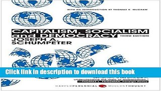 [Download] Capitalism, Socialism, and Democracy: Third Edition Paperback Collection