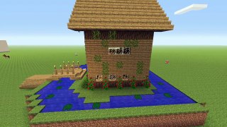 Minecraft Creative Pond House