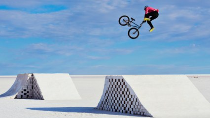 High Altitude BMX Shredding in a Salt Desert