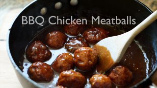Smoky BBQ Chicken Meatballs - OMG, so Delicious!