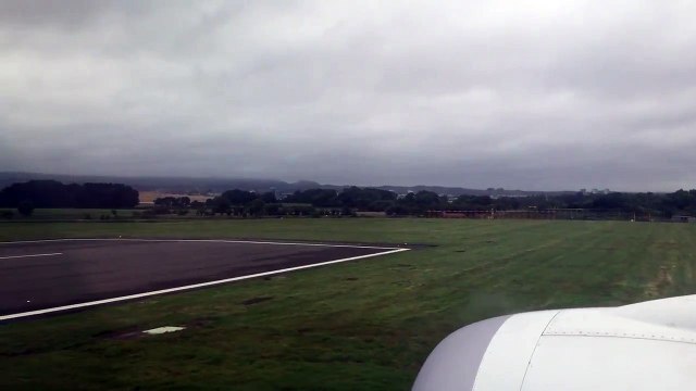 Thomson Dreamliner Boeing 787 takeoff from Glasgow airport to Orlando Sanford July 2016