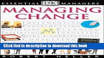 [Popular] DK Essential Managers: Managing Change Kindle Free