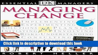 [Popular] DK Essential Managers: Managing Change Kindle Free