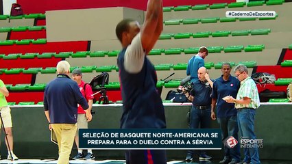 Dream Team se prepara para duelo contra a Sérvia