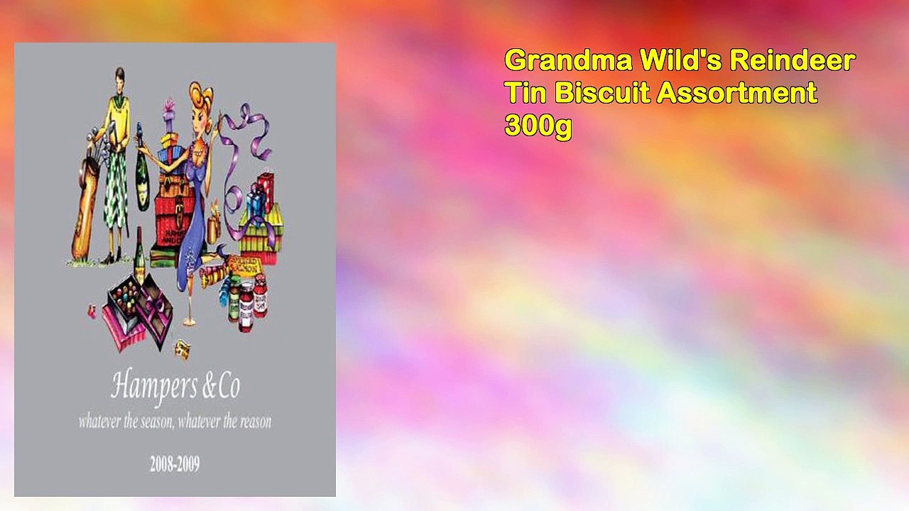 Grandma Wild's Reindeer Tin Biscuit Assortment...