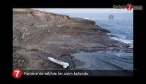Kandıra'da sahilde bir cisim bulundu