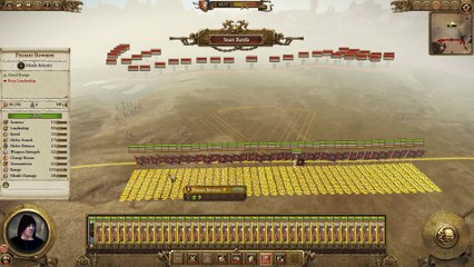 3500 Peasant Bowmen VS 2000 Chaos Knights Warhammer Total War